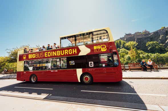Bus touristique d'Édimbourg