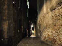 Ruelle (close) en sortant de la Royal Mile