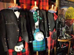 Produits traditionnels d'Ecosse, tissus